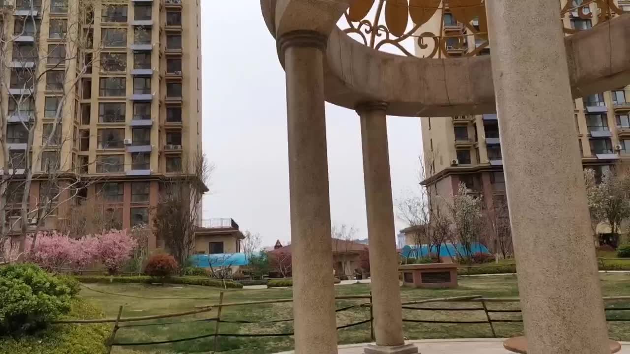 周边环境视频,华嬉庄园楼栋外景视频,小区路况配套设施视频-德州安居