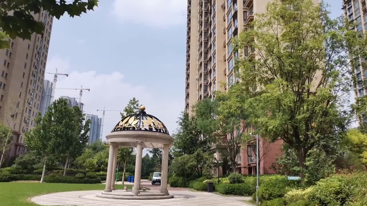 周边环境视频,华嬉庄园楼栋外景视频,小区路况配套设施视频-德州安居