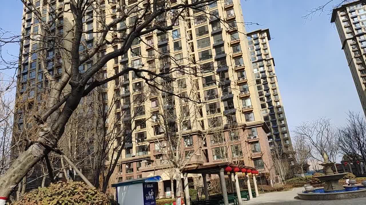 周边环境视频,华嬉庄园楼栋外景视频,小区路况配套设施视频-德州安居