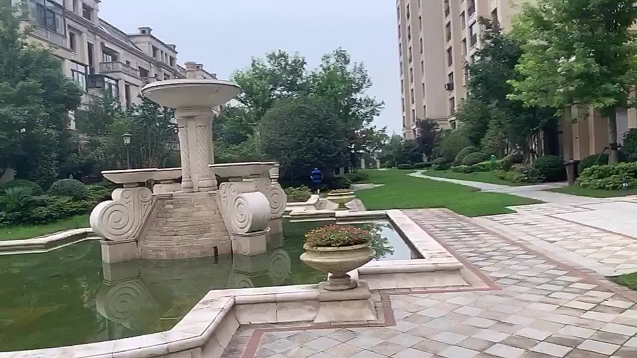 周边环境视频,乾景雅园楼栋外景视频,小区路况配套设施视频-上海安居