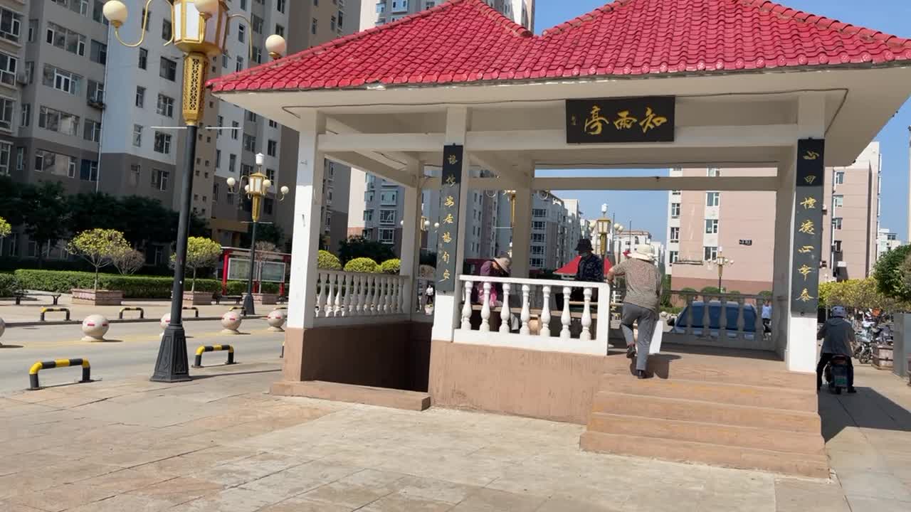 周边环境视频,复地紫城楼栋外景视频,小区路况配套设施视频-大同安居