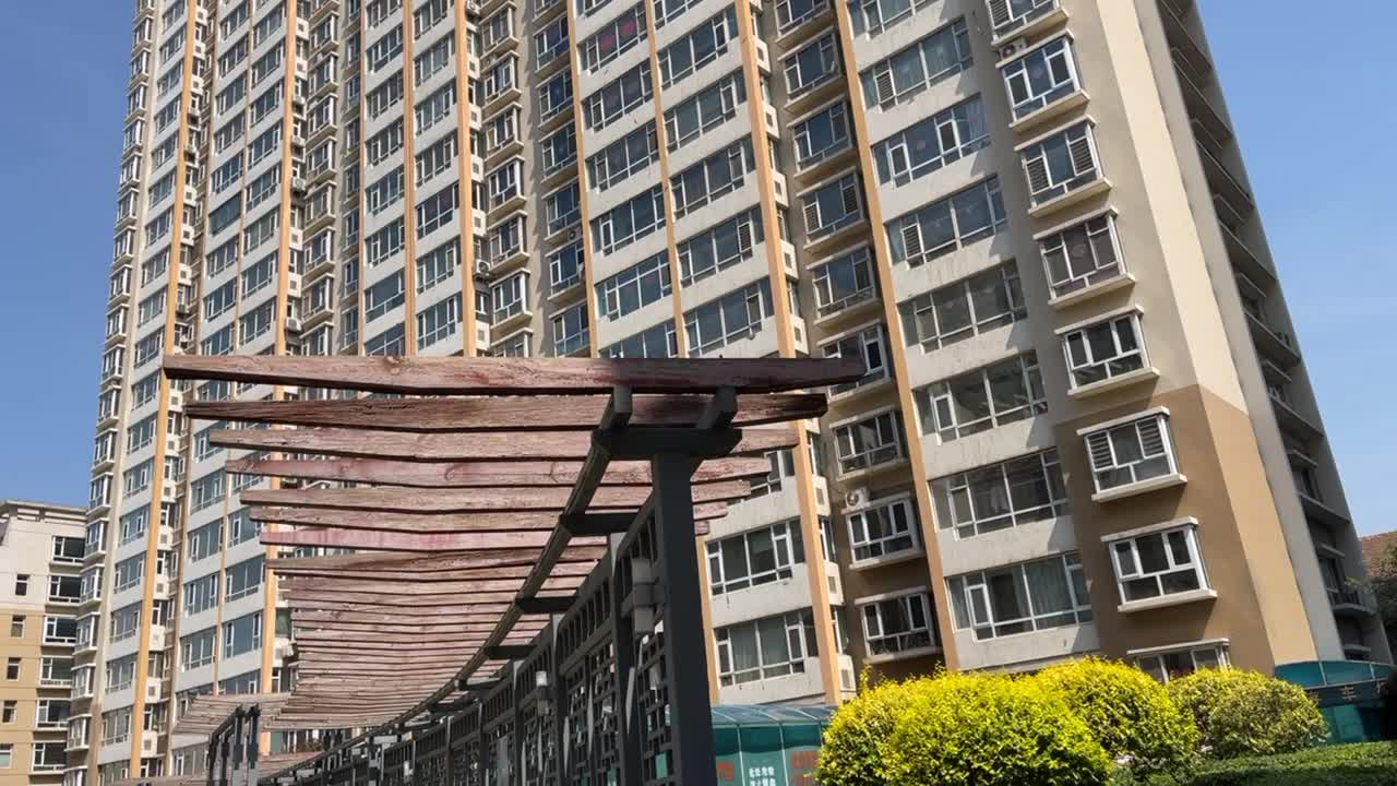 周边环境视频,复地紫城楼栋外景视频,小区路况配套设施视频-大同安居