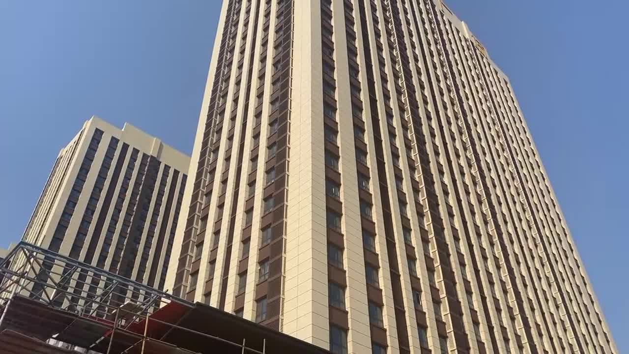 周边环境视频,帝华广场楼栋外景视频,小区路况配套设施视频-济南安居