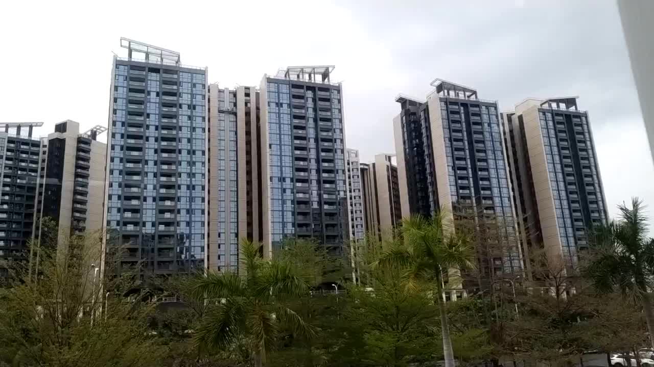 周边环境视频,海棠湾洲际天房墅楼栋外景视频,小区路况配套设施视频