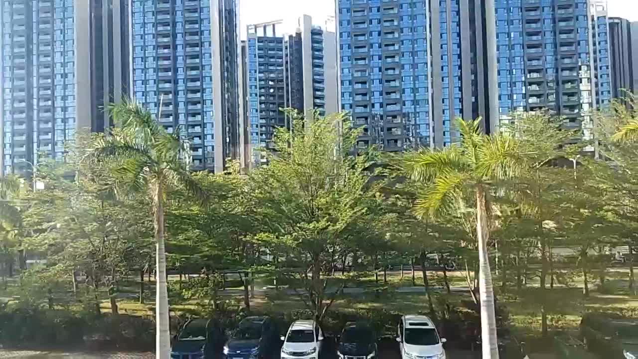 周边环境视频,海棠湾洲际天房墅楼栋外景视频,小区路况配套设施视频