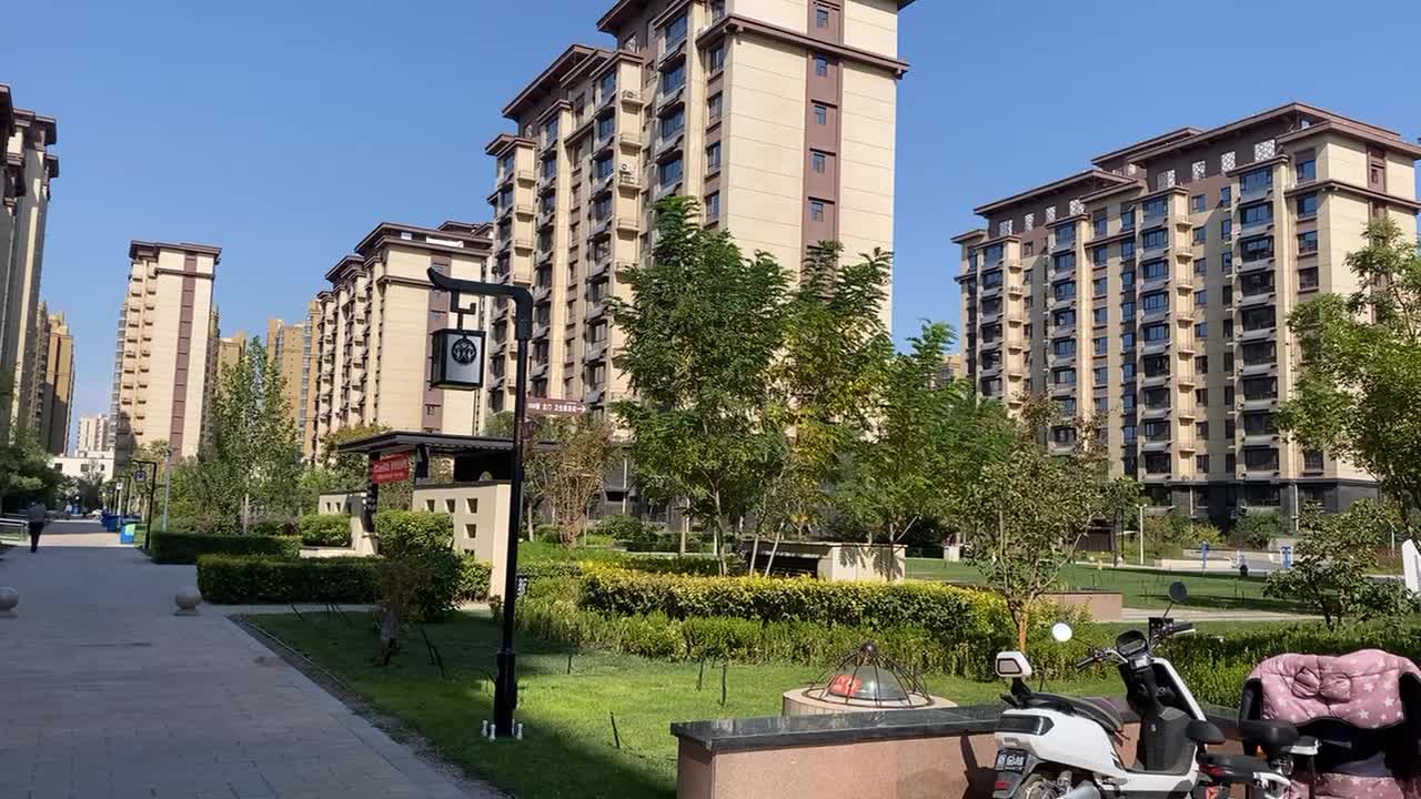 周边环境视频,美林睿府楼栋外景视频,小区路况配套设施视频-银川安居