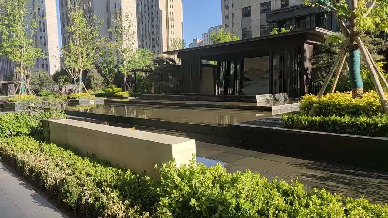 周边环境视频,美林睿府楼栋外景视频,小区路况配套设施视频-银川安居